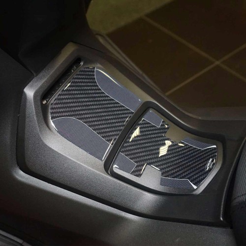 3D stickers footboard door protection compatible with Honda Forza 300 2018-20