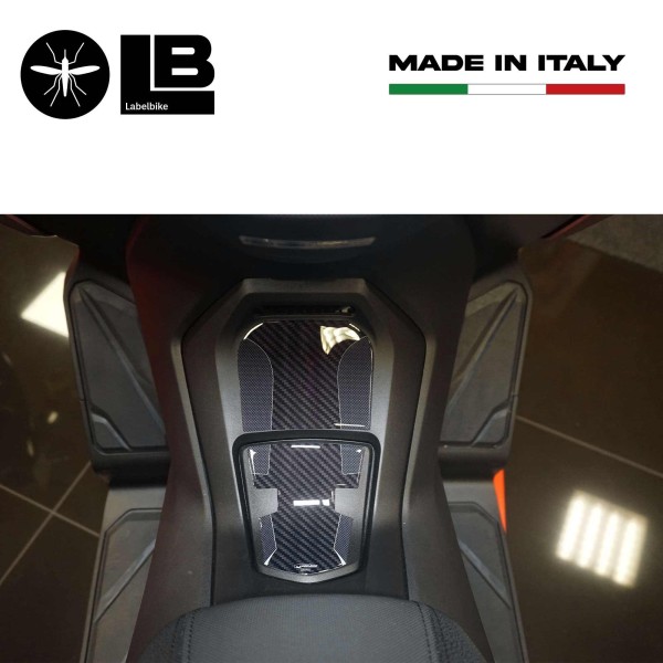 Stickers 3D protection porte pied de lit compatible avec Honda Forza 300 2018-20