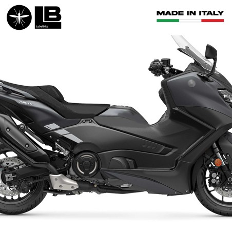 3D Aufkleber Beifahrerfußrastenschutz kompatibel mit Yamaha Tmax 2022-5