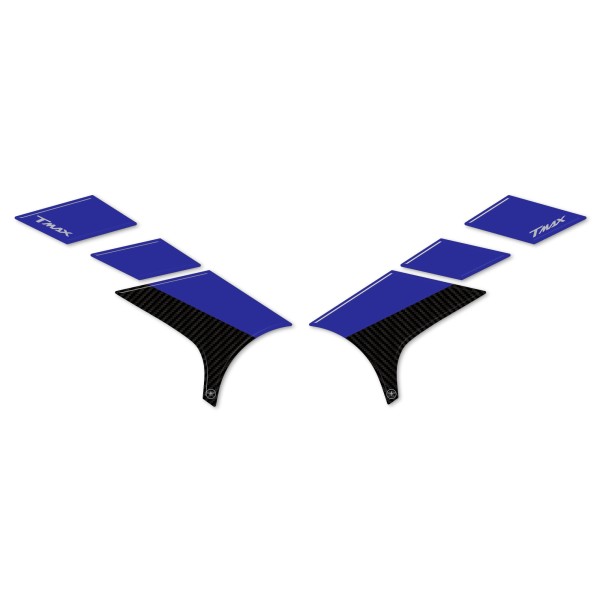 Stickers 3D Protection du repose-pieds passager compatible avec Yamaha Tmax 2022-5