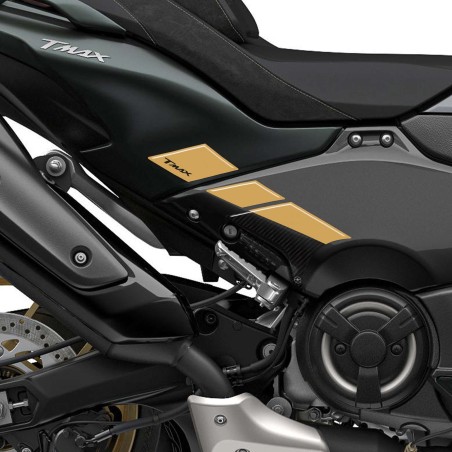 3D Stickers Passenger footpeg protection compatible with Yamaha Tmax 2022-5