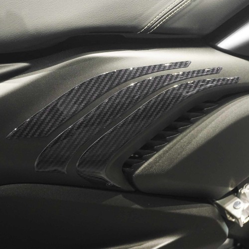 3D Stickers Passenger footpeg protection compatible with Yamaha Xmax 2023