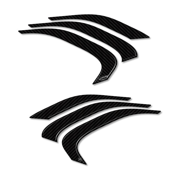 Stickers 3D Protection du repose-pieds passager compatible avec Yamaha Xmax 2023