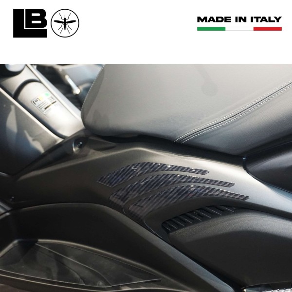Stickers 3D Protection du repose-pieds passager compatible avec Yamaha Xmax 2023