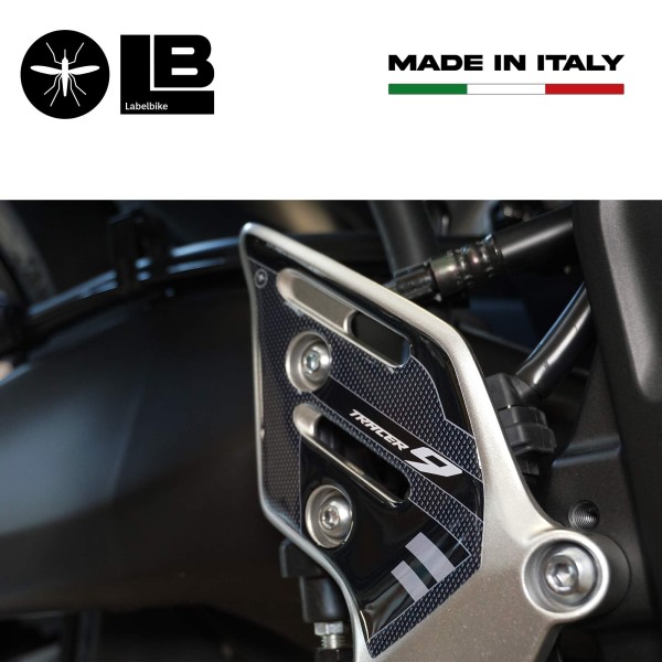 Stickers de protection de talon 3D compatibles avec Yamaha Tracer 9 2021 - 2024