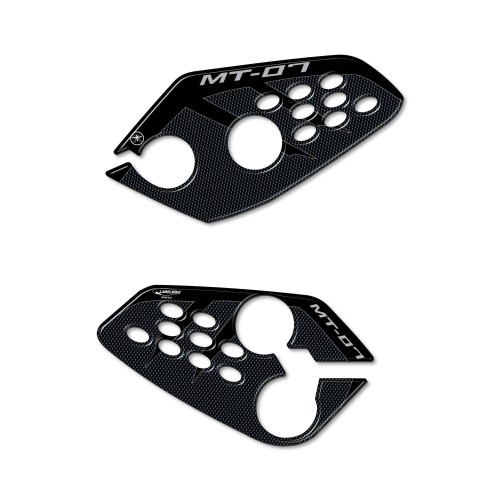 3D Heel Protector Stickers compatible with Yamaha Mt-07 Motorcycle 2014-2023 2