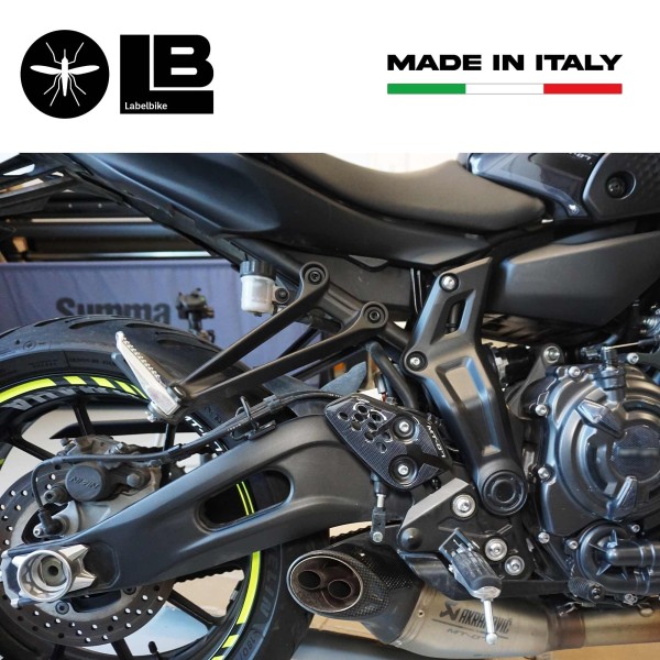 Pegatinas 3D protector de talón compatible con Yamaha Mt-07 Moto 2014-2023