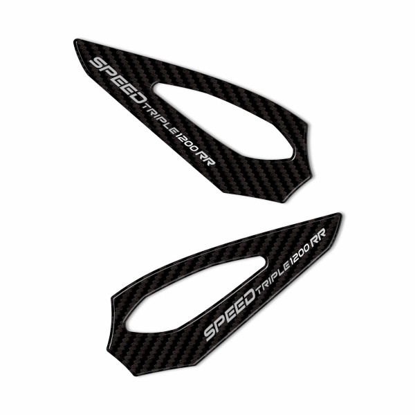 3D Heel Protector Stickers compatible with Triumph Speed Triple 1200 RR