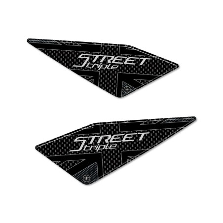 3D Fersenschützer Aufkleber kompatibel mit Triumph Street Triple 2017-24