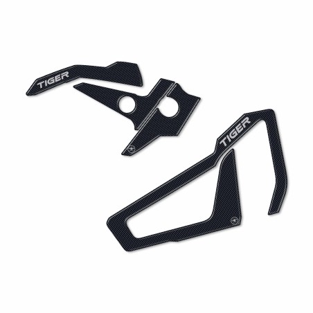 3D Stickers Heel Protectors compatible with Triumph Tiger 1200 GT and Rally