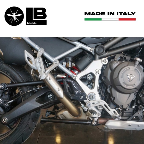 3D Aufkleber Fersenschützer kompatibel mit Triumph Tiger 1200 GT und Rally