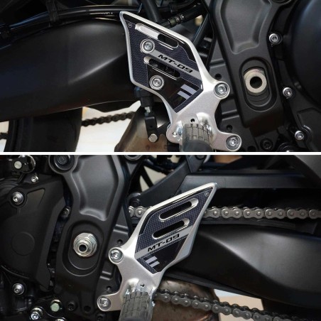 Protecteurs de talons 3D compatibles avec Yamaha Mt-09 Mt09 SP 2021-2025
