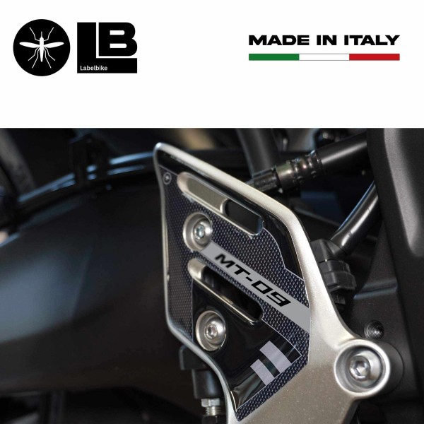 3D Stickers Heel Protectors compatible with Yamaha Mt-09 Mt09 SP 2021-2025