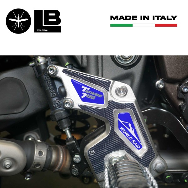 3D Fersenschützer Aufkleber kompatibel mit Yamaha tenere 700