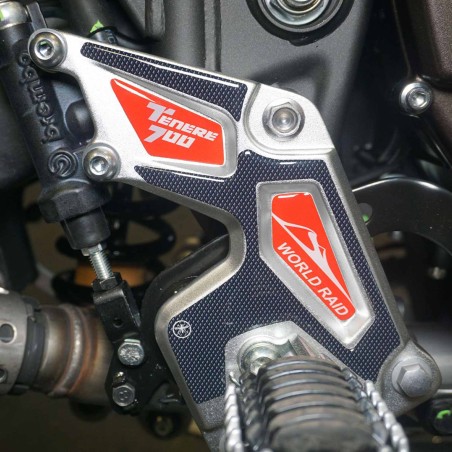 3D Heel Protector Stickers compatible with Yamaha tenere 700