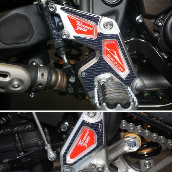 Pegatinas protectoras de talón 3D compatibles con Yamaha tenere 700