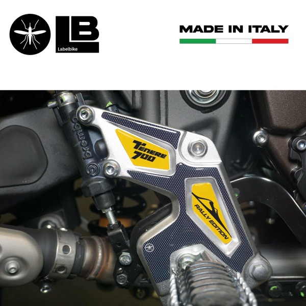 Pegatinas protectoras de talón 3D compatibles con Yamaha tenere 700 Rally Edition