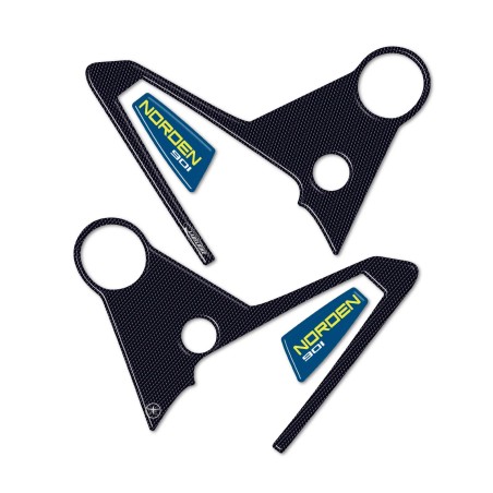 Stickers 3D protecteurs de talons moto compatibles avec Husqvarna Norden 901 2023