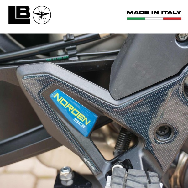 Stickers 3D protecteurs de talons moto compatibles avec Husqvarna Norden 901 2023