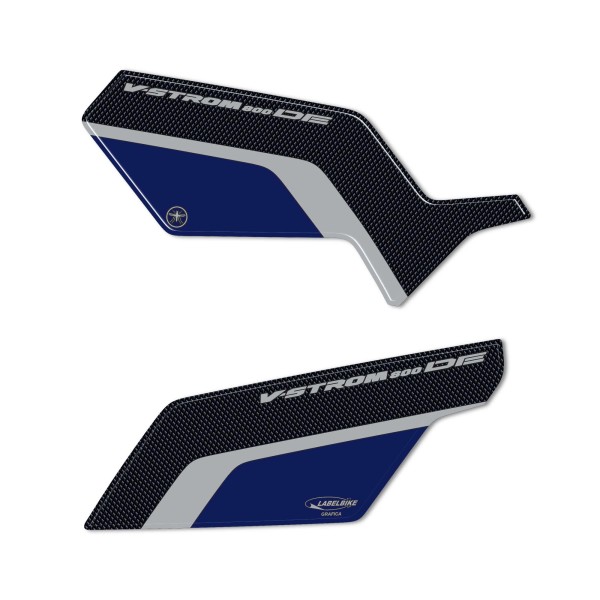 Stickers 3D Motorcycle heel protectors compatible with Suzuki V-Strom 800DE