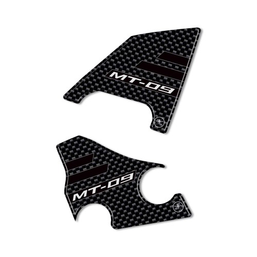 Stickers 3D Motorcycle Heel Protectors compatible with Yamaha Mt-09 2017-2025 2