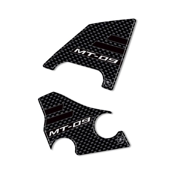 Stickers 3D Motorcycle Heel Protectors compatible with Yamaha Mt-09 2017-2025