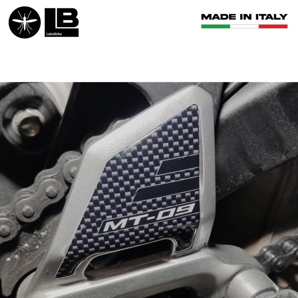 Stickers 3D Motorcycle Heel Protectors compatible with Yamaha Mt-09 2017-2025