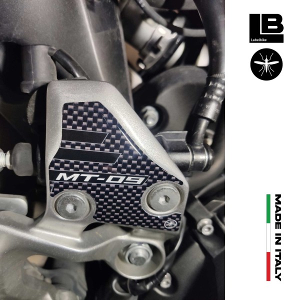 Stickers 3D Motorcycle Heel Protectors compatible with Yamaha Mt-09 2017-2025