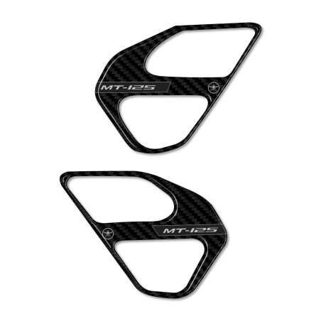 3D Aufkleber Motorrad Fersenschützer kompatibel mit Yamaha Mt-125 2020-2025