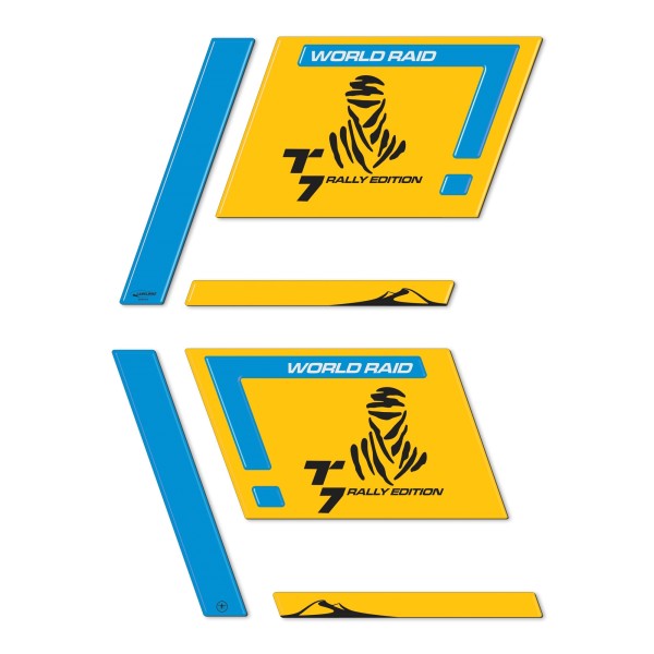 Pegatinas 3D Bolsas de Protección Lateral compatibles con Yamaha Tenere 700 Rally