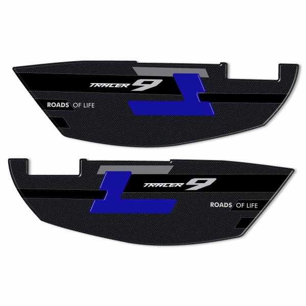 3D Aufkleber Seitentaschenschützer kompatibel mit Yamaha Tracer 9 2021-2024