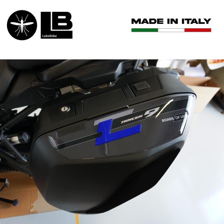 3D Stickers Side Bag Protectors compatible with Yamaha Tracer 9 2021-2024