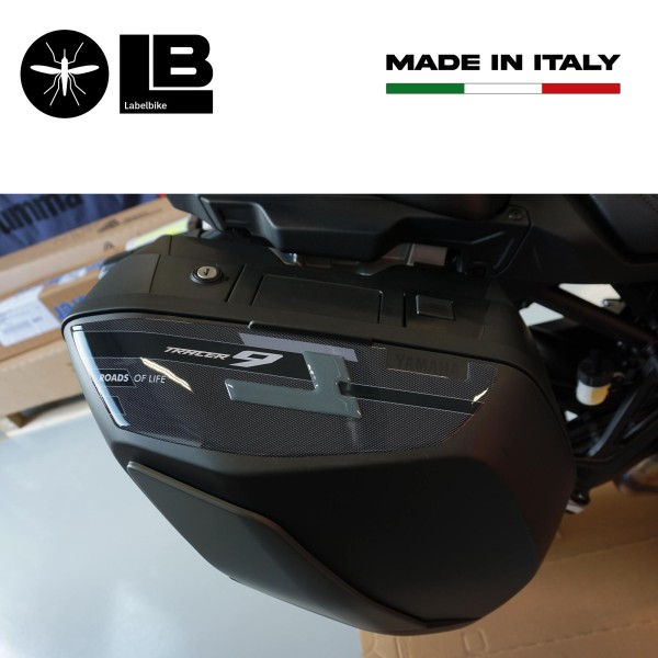 3D Aufkleber Seitentaschenschützer kompatibel mit Yamaha Tracer 9 2021-2024