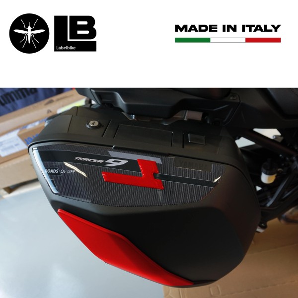 Pegatinas 3D Protectores de bolsas laterales compatibles con Yamaha Tracer 9 2021-2024