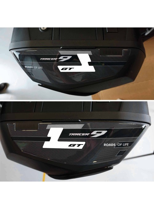 Adesivi 3D Protezioni Borse Laterali moto compatibili con Yamaha Tracer 9 GT