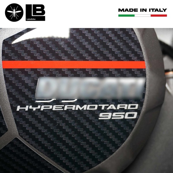 Stickers 3D Protecteurs de carter compatibles avec Ducati Hypermotard 950 SP 2019-25