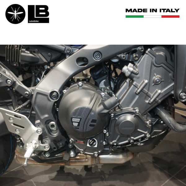 3D Aufkleber Motorrad Kurbelgehäuse Protektoren kompatibel mit Yamaha Mt09 Mt-09 SP 2021-25