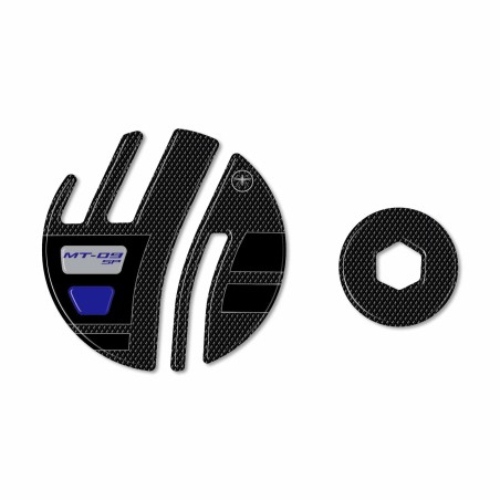3D Aufkleber Motorrad Kurbelgehäuse Protektoren kompatibel mit Yamaha Mt09 Mt-09 SP 2021-25