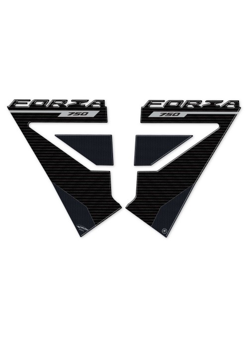 Adesivi 3D Protezioni Fianchetti compatibili con Honda Forza 750 2021-2023