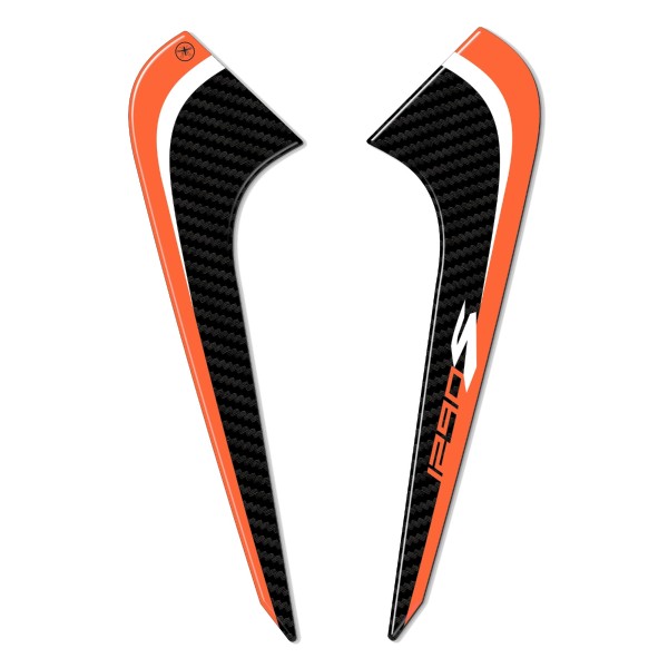 3D Aufkleber Frontprotektoren kompatibel mit KTM 1290 Super Adventure S 21-24