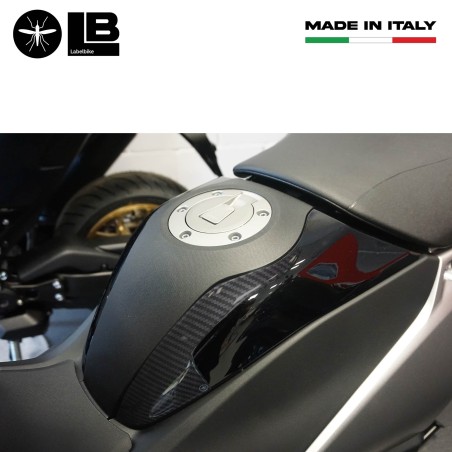 Adesivi 3D Protezioni laterali Borchia Tunnel compatibili con Yamaha Tmax 2022-5