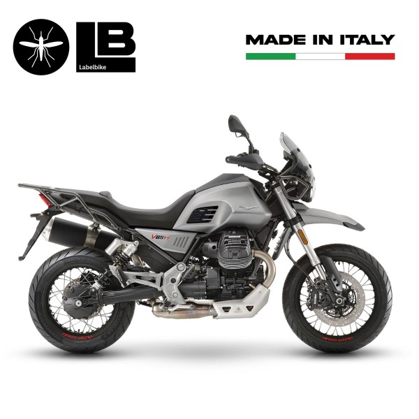 3D Aufkleber Seitenprotektoren kompatibel mit Moto Guzzi V85 TT 2019-2025