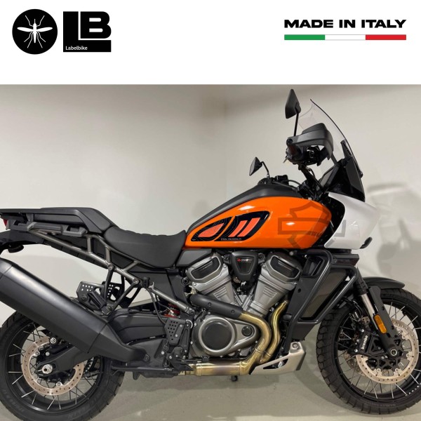 Stickers 3D Protections latérales moto compatibles avec Harley Davidson Pan America