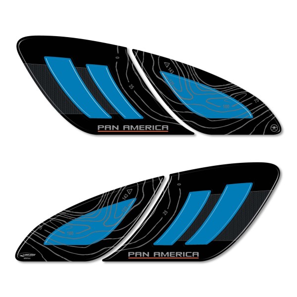 3D Stickers Motorcycle side protectors compatible with Harley Davidson Pan America