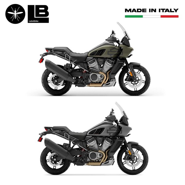 Stickers 3D Protections latérales moto compatibles avec Harley Davidson Pan America
