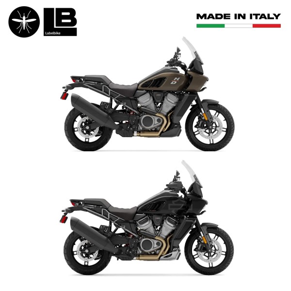 3D Stickers Motorcycle side protectors compatible with Harley Davidson Pan America