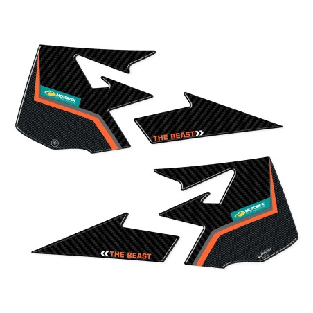 3D Stickers Motorcycle side protectors compatible with KTM 1290 Super Duke R 2021