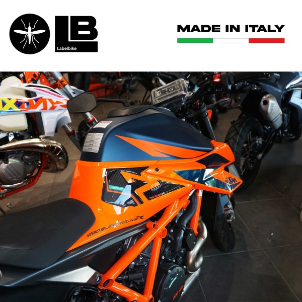 Stickers 3D Protections latérales moto compatibles avec KTM 1290 Super Duke R 2021