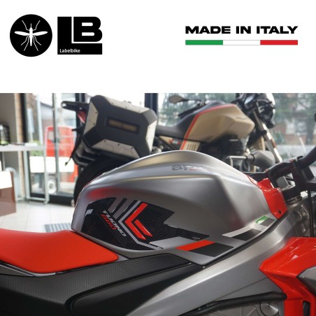 Pegatinas 3D Protectores laterales de depósito compatibles con Aprilia Tuono 660 2022