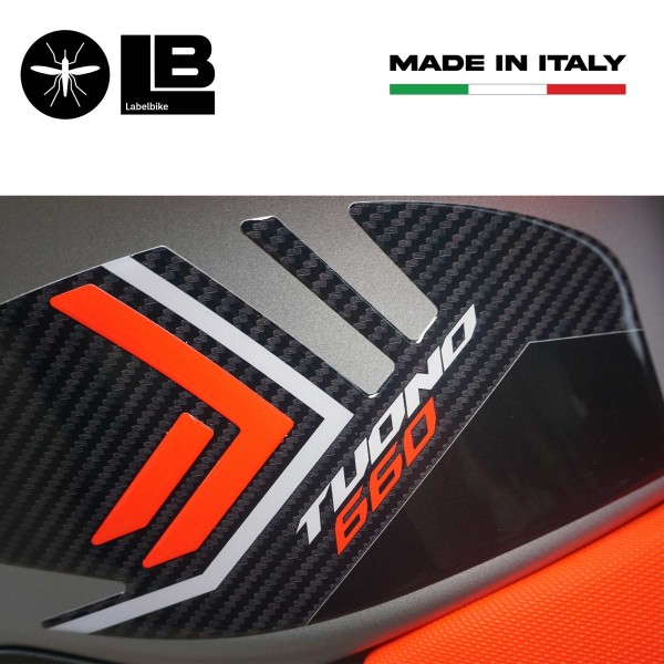 Stickers 3D Protections latérales de réservoir compatibles avec Aprilia Tuono 660 2022